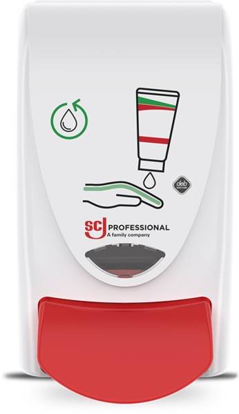 Spender Hauptpflege H233xB115xT130ca.mm 1l weiß/rot SC JOHNSON