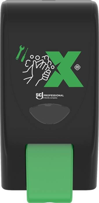 Spender Hautreinigung Stark Schaum H350xB175xT170ca.mm 3,25l schwarz/grün