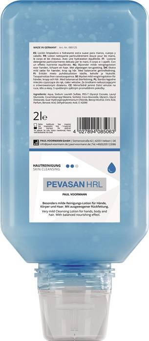 Handreinigung Pevasan HRL 2l silikonfrei,pH-neutral Softflasche PAUL VOORMANN