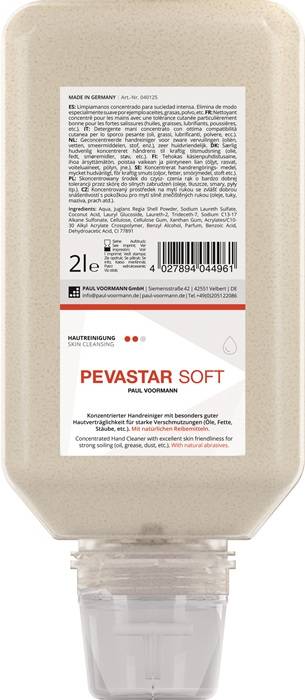 Handreinigung Pevastar SOFT 2l silikon- u.lösemittelfrei Softflasche