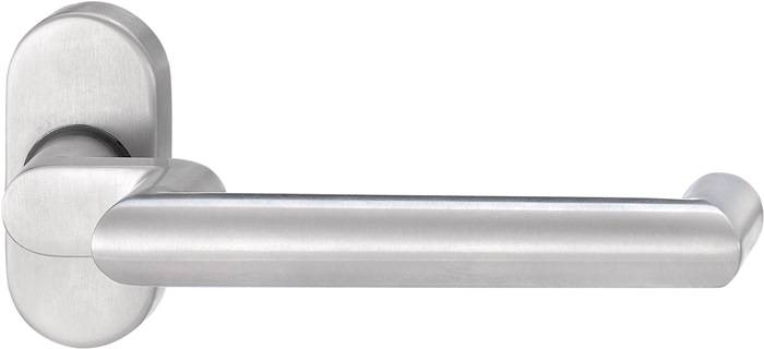 Profiltürdrückerlochteil 1133/2033 VA EST ov.8mm gekr.EDI