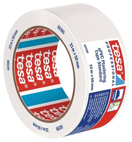 tesa SE PVC Putzband 60399 Stand.weiß L.33m B.50mm TESA 60399-00005-00