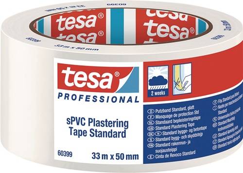 tesa SE PVC Putzband 60399 Stand.weiß L.33m B.50mm TESA 60399-00005-00