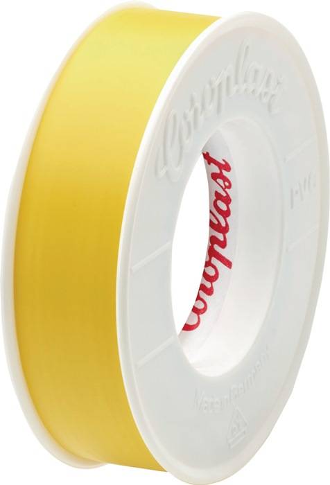 Elektroisolierband 302 gelb L.10m B.15mm Rl.COROPLAST