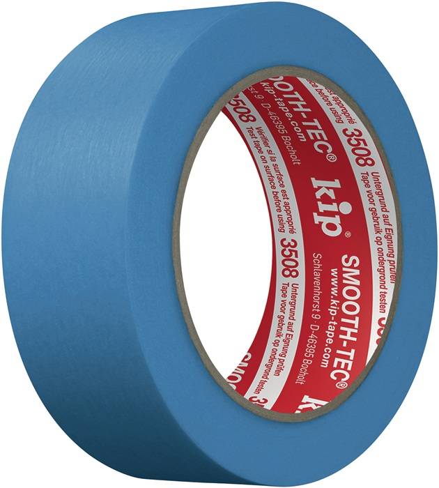 Glattkreppband 3508 SMOOTH-TEC® glatt blau L.50m B.36mm KIP