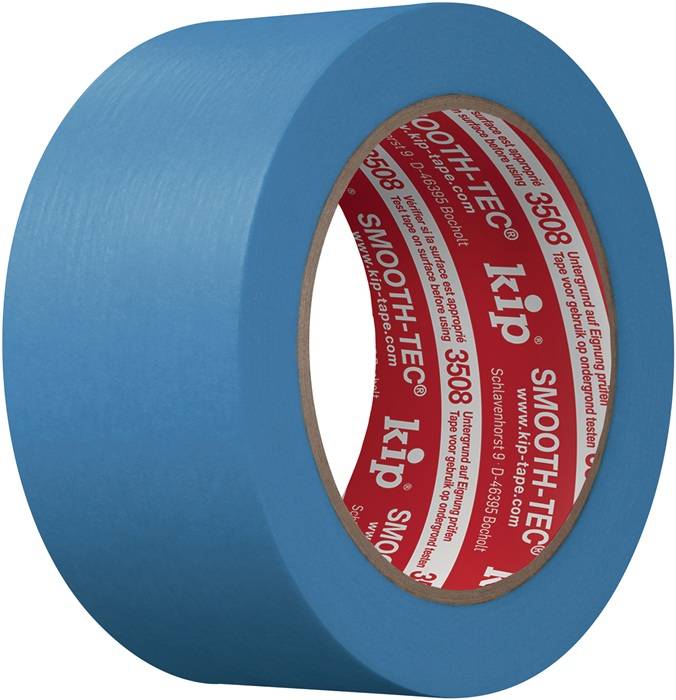 Glattkreppband 3508 SMOOTH-TEC® glatt blau L.50m B.48mm KIP