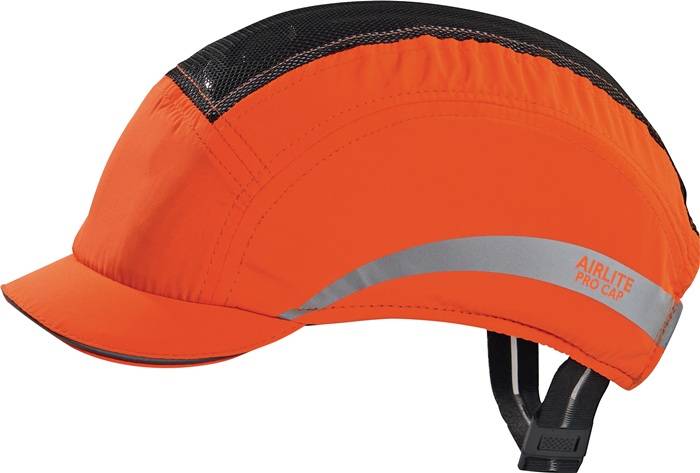 Anstoßkappe Airlite Pro 54-64cm neonorange Schirmlänge 2,5cm EN 812:2012 PROFIT