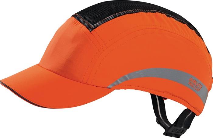 Anstoßkappe Airlite Pro 54-64cm neonorange Schirmlänge 5cm EN 812:2012 PRO FIT