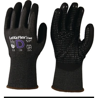Schnittschutzhandschuhe LeiKaFlex® CUT RL 1645 Gr.9 grau/schwarz EN 388 PSA II Schnittschutzhandschuhe LeiKaFlex® CUT RL 1645 Gr.9 grau/schwarz EN 388 PSA II
