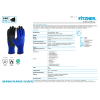 Handschuh SPIKE Gr.9 blau/schwarz PSA II PRO FIT Handschuh SPIKE Gr.9 blau/schwarz PSA II PRO FIT