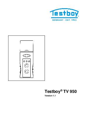 Wallboxtester TV 950 z.Prüfung elektrischer Anlagen TESTBOY