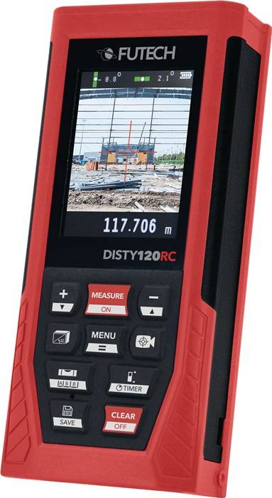 Laserentfernungsmesser DISTY 120 RED 0,05 b.120m ± 2mm IP 54 FUTECH