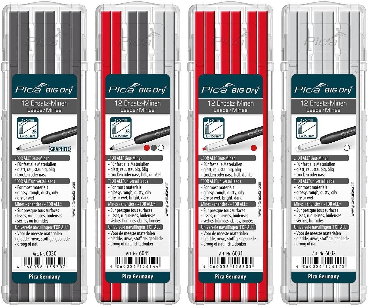 Pica BIG DRY Minen-Set FOR ALL Graphit