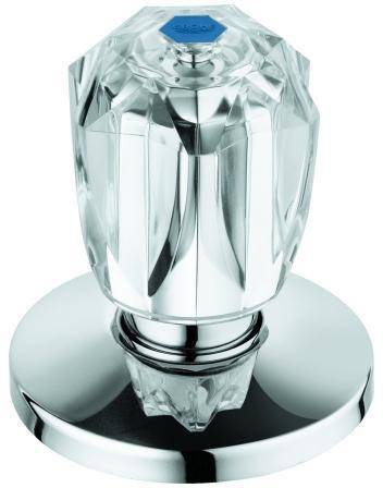 Grohe Oberteil DN 15 Brilliant-Griff 1/2Zoll Mark. bl chr