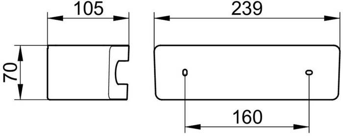 Keuco Duschkorb ELEGANCE 2-tlg Kunststoffeinsatz we vc
