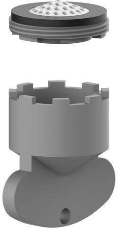 Keuco Strahlregler mit Zubehör, passend zu 51130
