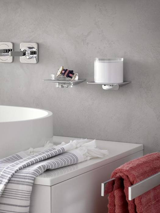 Emco Seifenhalter ART Schale Kristallglas klar chrom