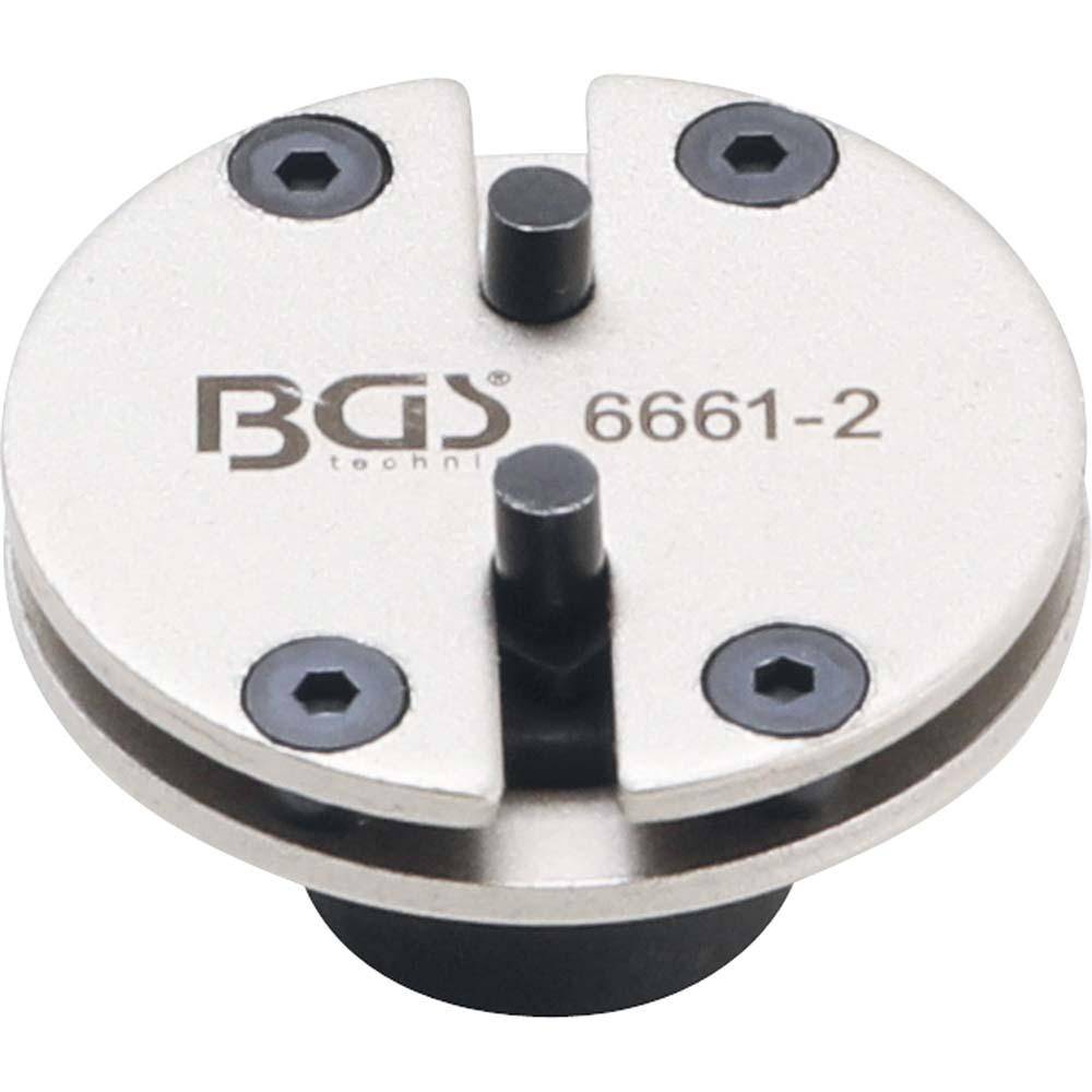 Bremskolben-Rückstelladapter - mit 2 Stiften - Nutzungsbereich 20 bis 35 mm