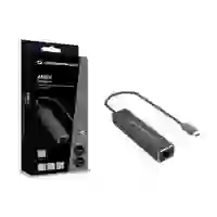 Conceptronic Adapter USB-C ->RJ45 Gigabit,2xUSB-C 2xUSB-A sw - Digital/Daten - N Conceptronic Adapter USB-C ->RJ45 Gigabit,2xUSB-C 2xUSB-A sw - Digital/Daten - N