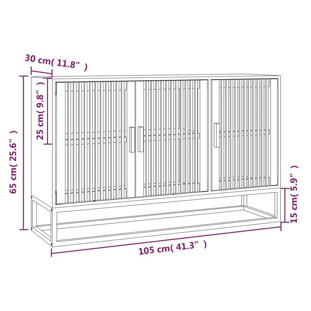 vidaXL Sideboard 105x30x65 cm Holzwerkstoff
