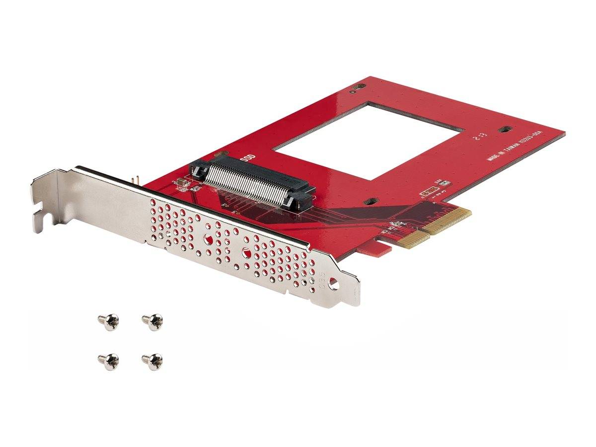 StarTech.com U.3 to PCIe Adapter Card, PCIe 4.0 x4 Adapter For 2.5"" U.3 NVMe SSDs, SFF-TA-1001 PCI Express Add-in Card