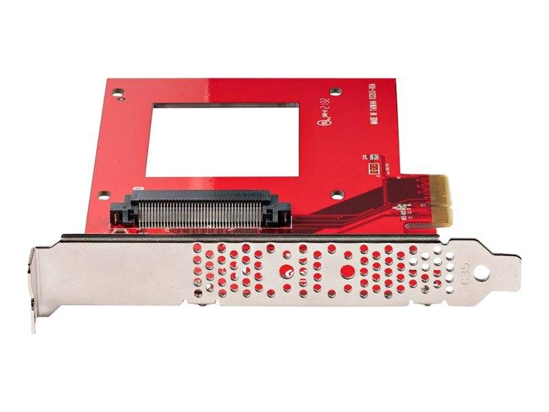 StarTech.com U.3 to PCIe Adapter Card, PCIe 4.0 x4 Adapter For 2.5"" U.3 NVMe SSDs, SFF-TA-1001 PCI Express Add-in Card f