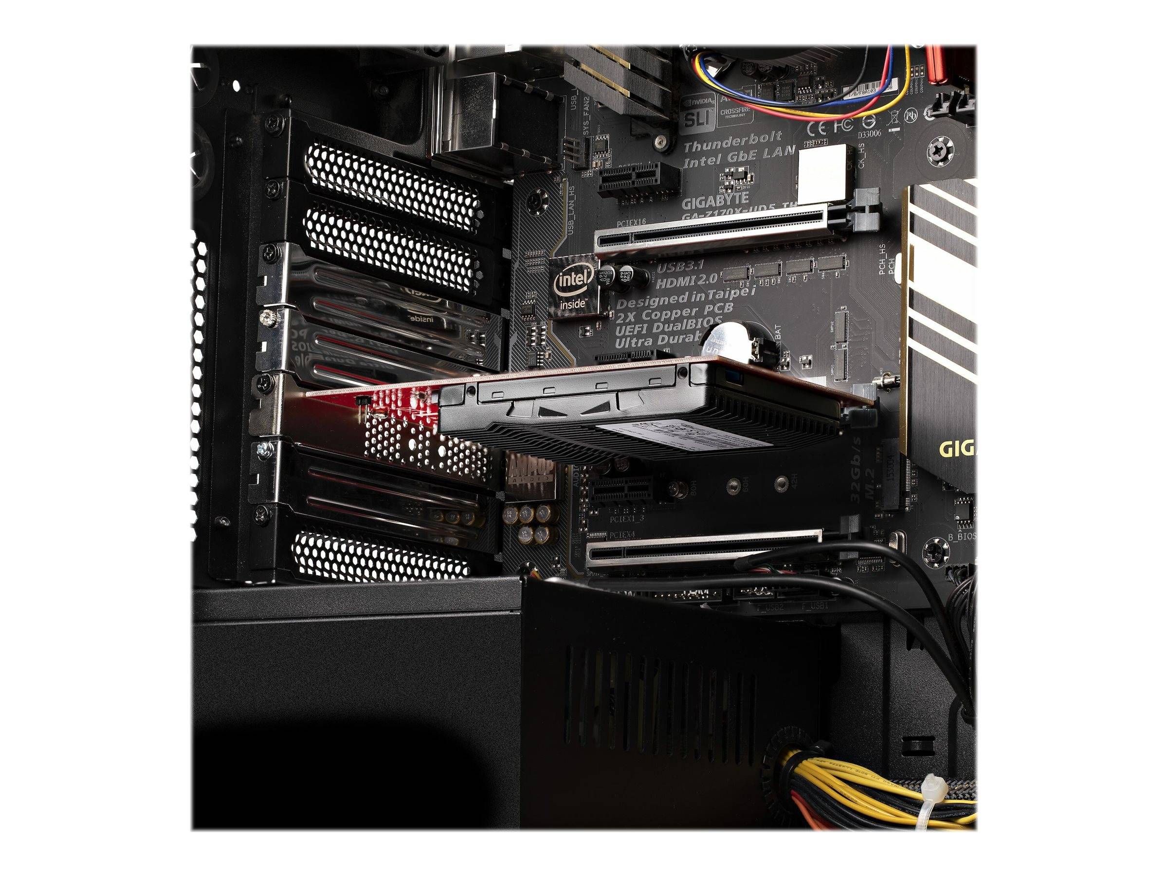 StarTech.com U.3 to PCIe Adapter Card, PCIe 4.0 x4 Adapter For 2.5"" U.3 NVMe SSDs, SFF-TA-1001 PCI Express Add-in Card