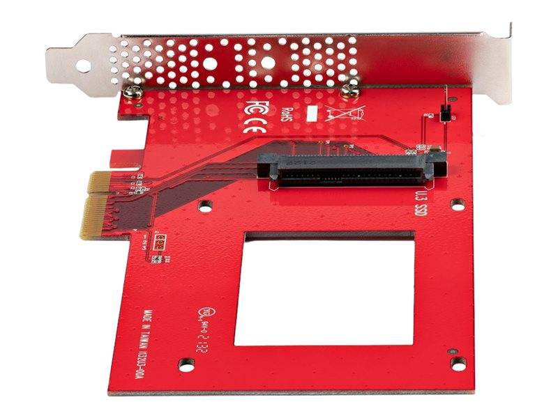 StarTech.com U.3 to PCIe Adapter Card, PCIe 4.0 x4 Adapter For 2.5"" U.3 NVMe SSDs, SFF-TA-1001 PCI Express Add-in Card