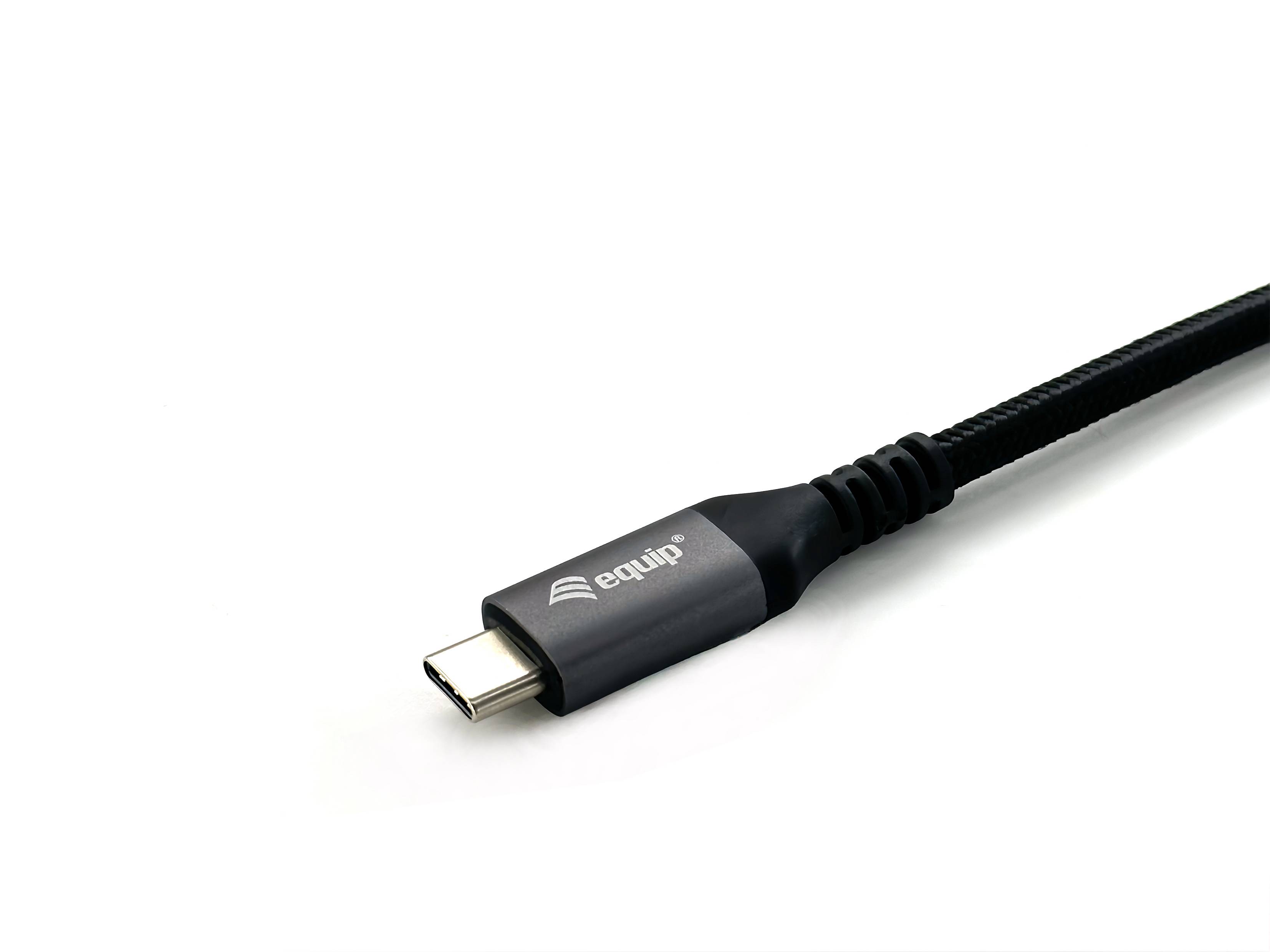 Equip USB 3.2 Gen 2 C-auf-C-Verlängerungskabel - M/F - 1,0 m - 4K/60 Hz - 10 Gbit/s - 1 m - USB C - USB C - USB 3.2 Gen 2 (3.1 Gen 2) - 10 Gbit/s