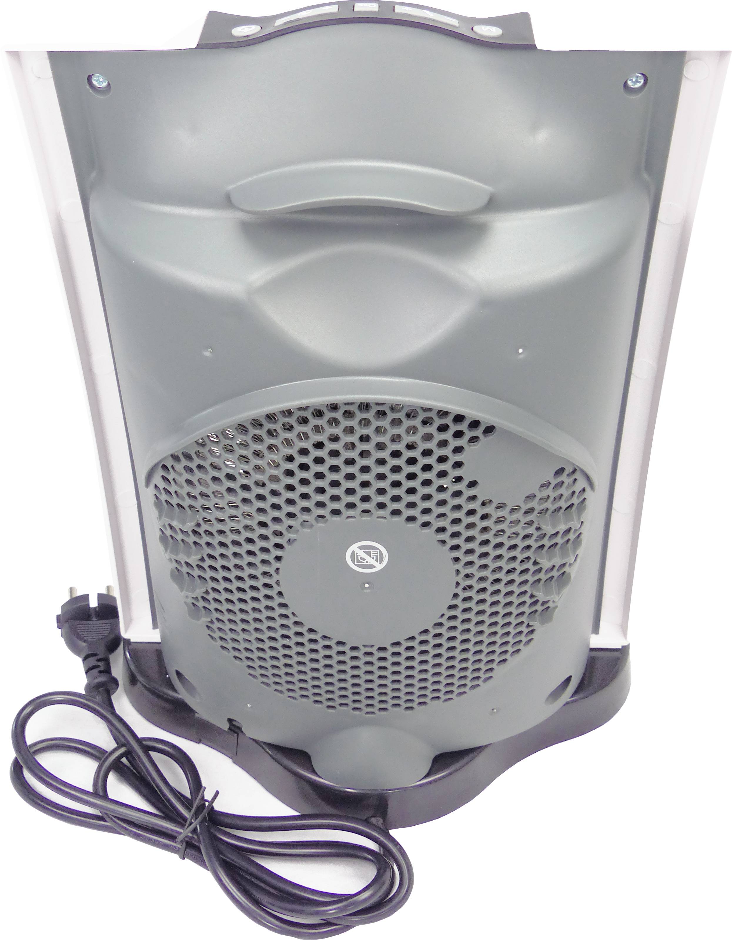 WDH Heizlüfter WDH-E20 - 2.000 W - bis 17 m² - Badheizer, E-Heizer, Elektroheizung, Standheizung