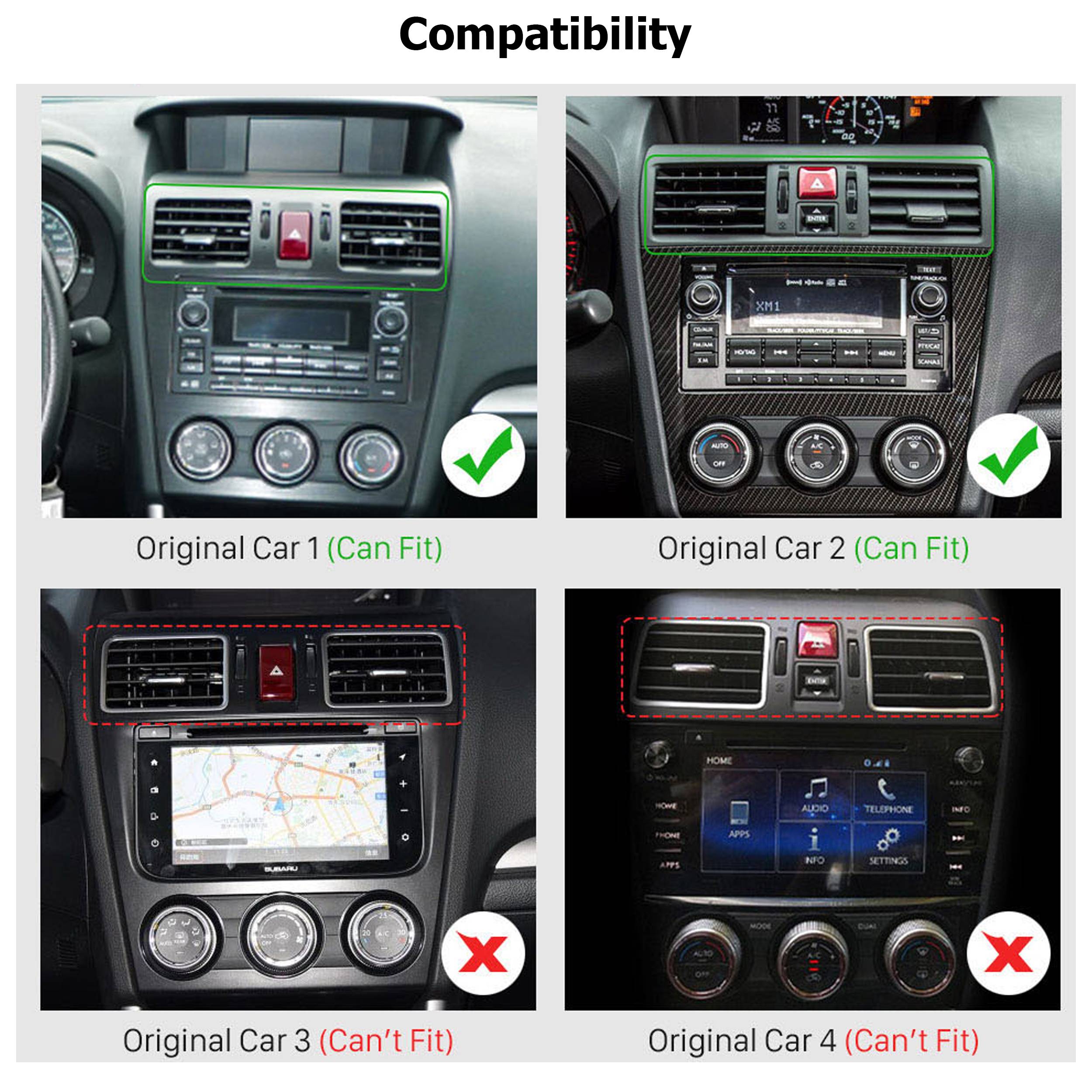 Für Subaru Forester MK4 12-15 WRX 9" Touchscreen Android Radio GPS Navi CarPlay