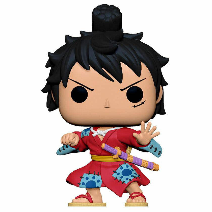 One Piece POP! Animation Vinyl Figur Luffy in Kimono 9 cm