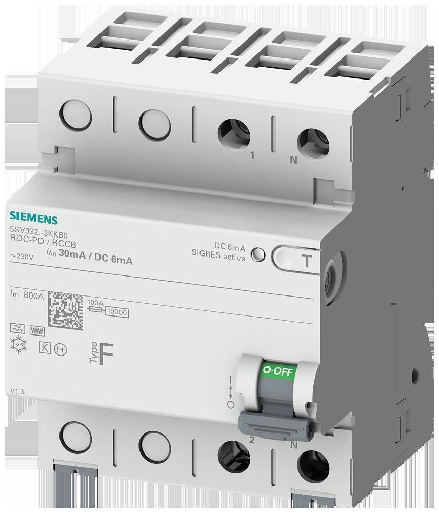 Siemens Dig.Industr. FI-Schutzschalter 2-polig 5SV3324-3KK60