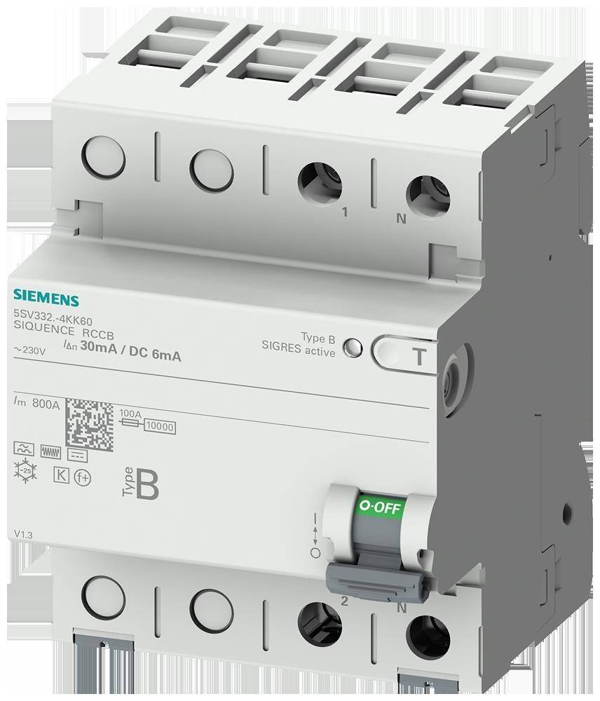Siemens Dig.Industr. FI-Schutzschalter 2-polig 5SV3326-4KK60