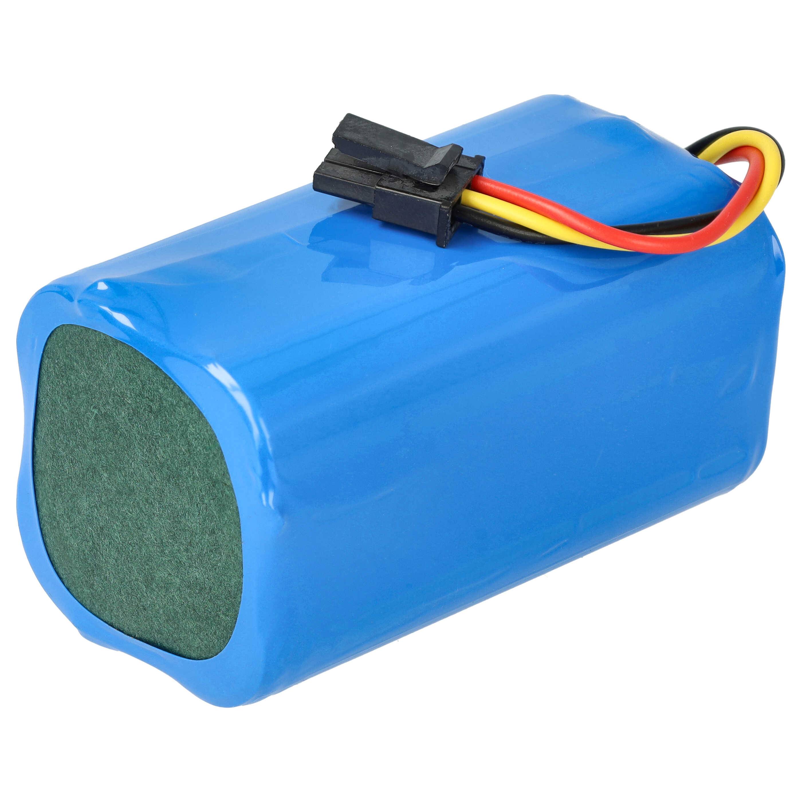 vhbw Akku kompatibel mit Qihoo T90, S7, S9, 360 S5, X9 Saugroboter (2600 mAh, 14,8 V, Li-Ion)