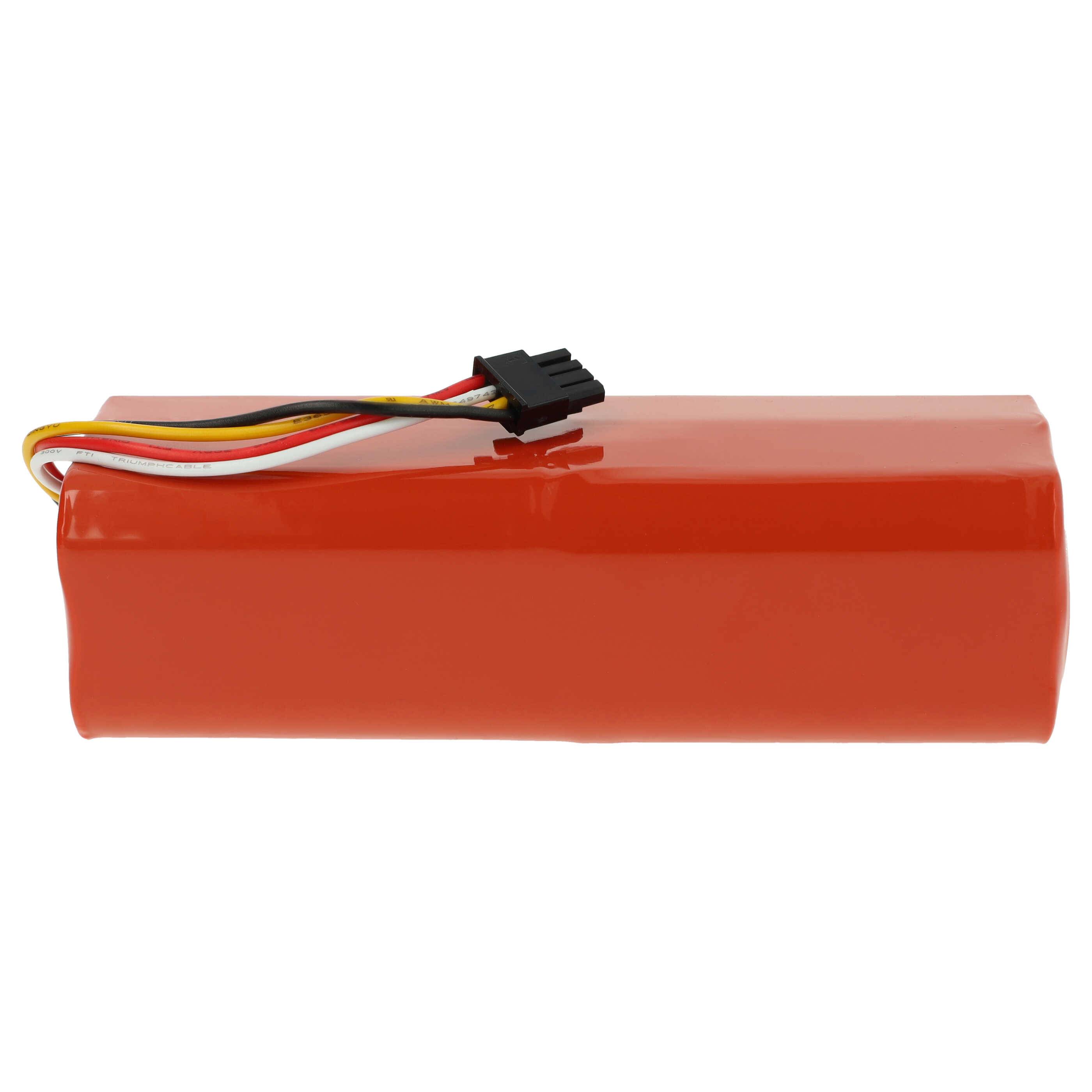vhbw Akku kompatibel mit Xiaomi Roborock S5 S55 S552-00, S5 S55 S552-00 Ruby-S, S5 S51 S512-00 Ruby-S Staubsauger (6000 mAh, 14,4 V, Li-Ion)