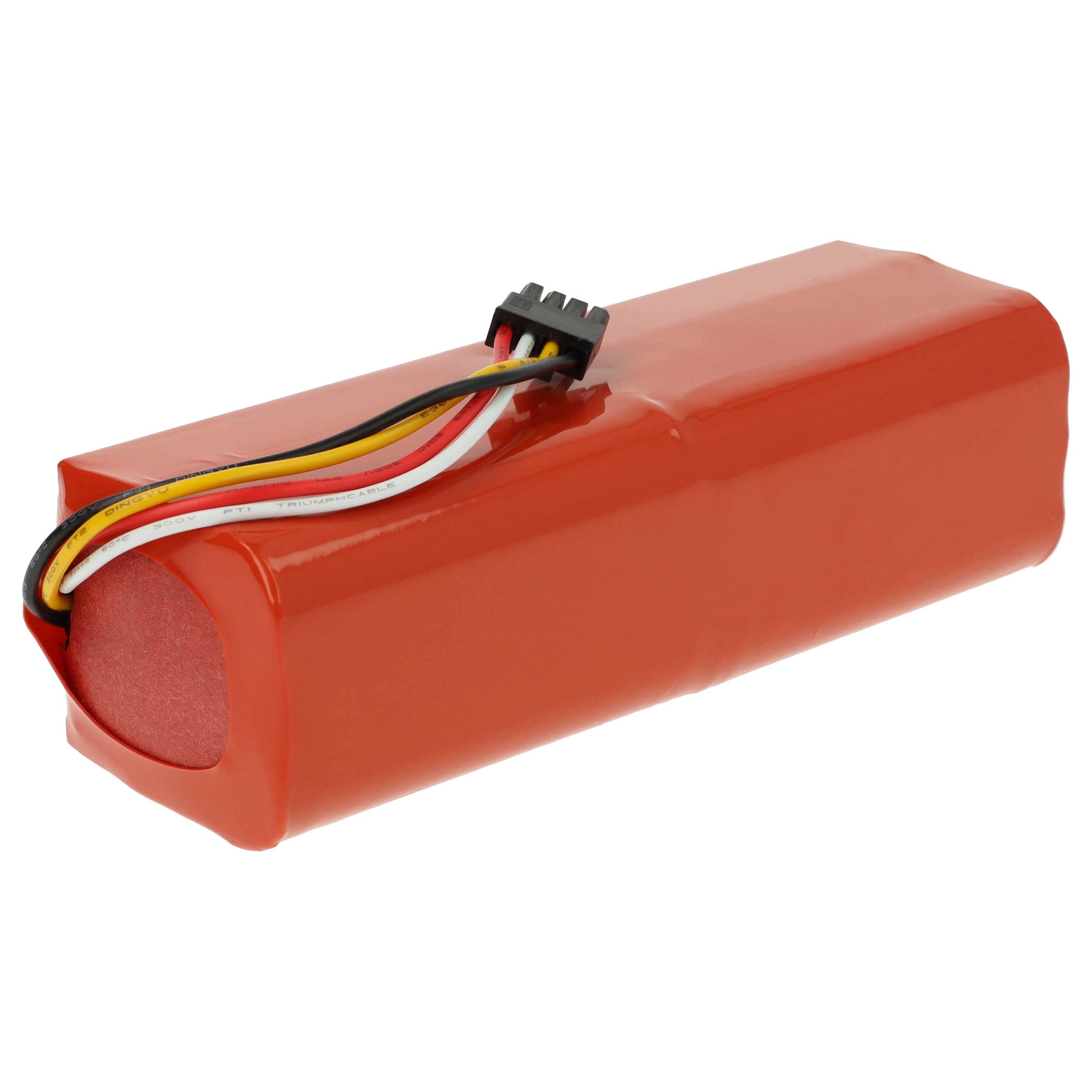 vhbw Akku kompatibel mit Xiaomi Roborock Q7 Max Q7M02-00 Q380RR, Q7 Max Q7M02-00, Q7 Max+ Q7MP52-01 Staubsauger (6000 mAh, 14,4 V, Li-Ion)