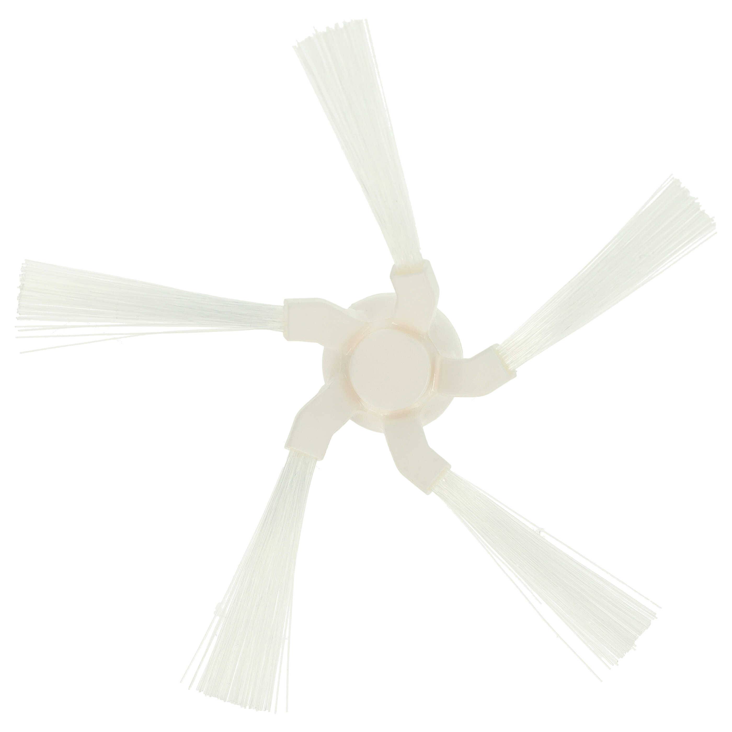 vhbw Seitenbürste kompatibel mit Dreame W10, W10 Pro Saugroboter - weiß