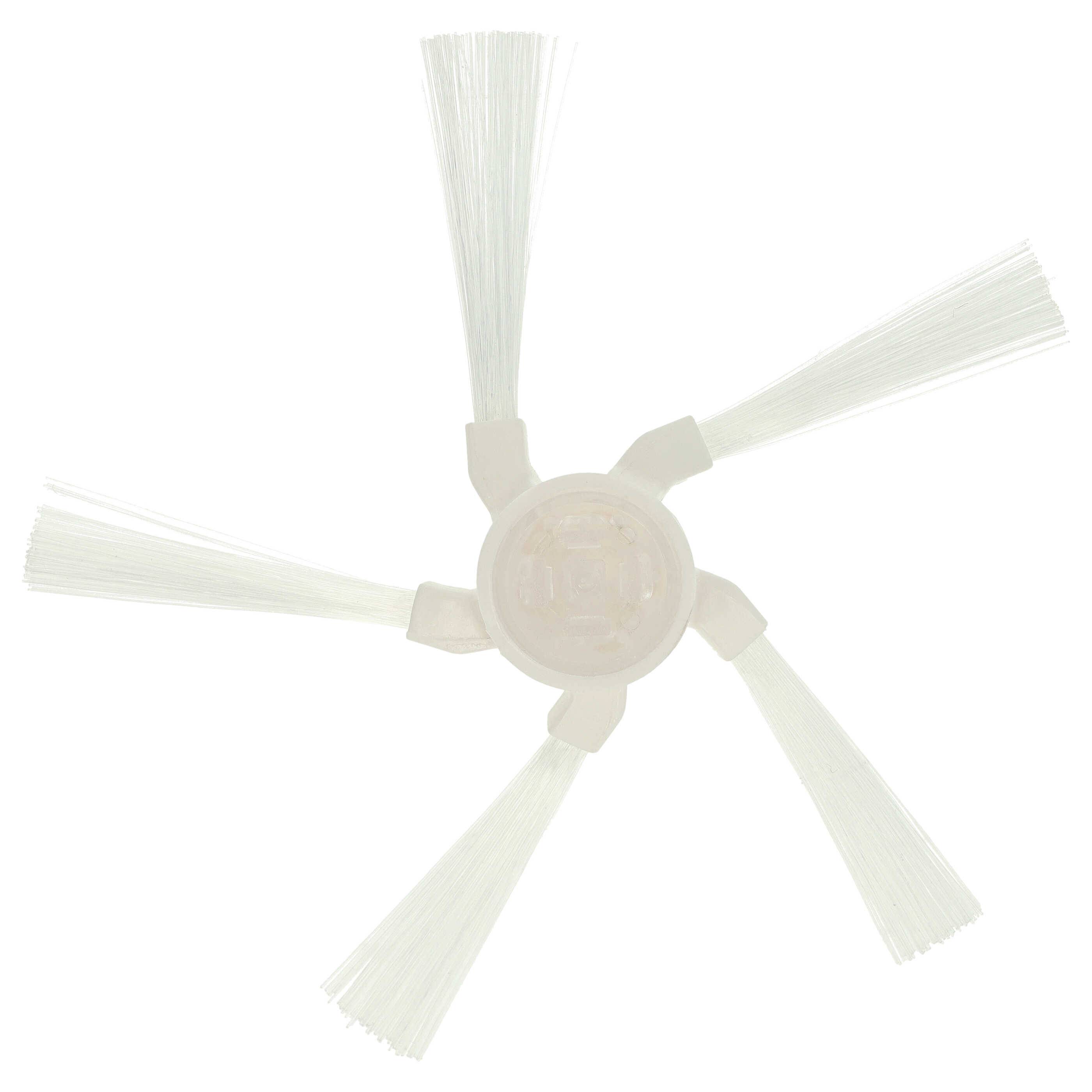 vhbw Seitenbürste kompatibel mit Dreame W10, W10 Pro Saugroboter - weiß