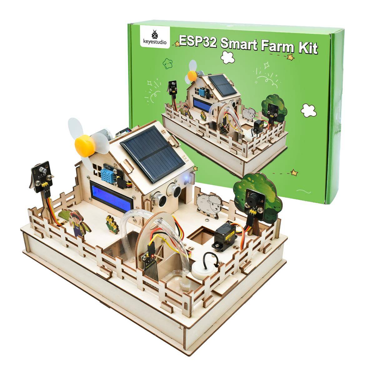 Keyestudio ESP32 IoT Control Smart Farm Starter Kit for Arduino Scratch 3.0