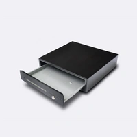 CAS Kassenschublade OHNE Geld-Einsatz, Profi Kassenlade, CDR-R41, 12V, schwarz, 410 x 420 x 100 mm CAS Kassenschublade OHNE Geld-Einsatz, Profi Kassenlade, CDR-R41, 12V, schwarz, 410 x 420 x 100 mm