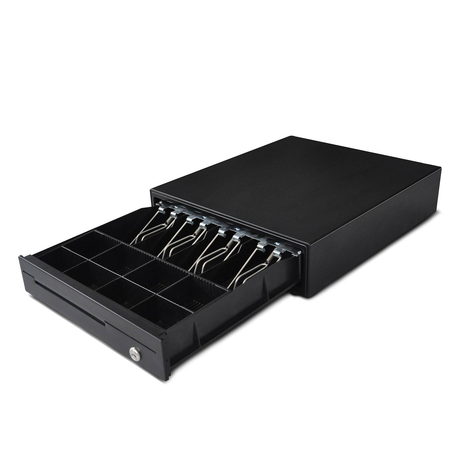 CAS kompakte Profi Kassenschublade, CDR-E35, USB-Anschluss, schwarz, 350 x 405 x 90 mm