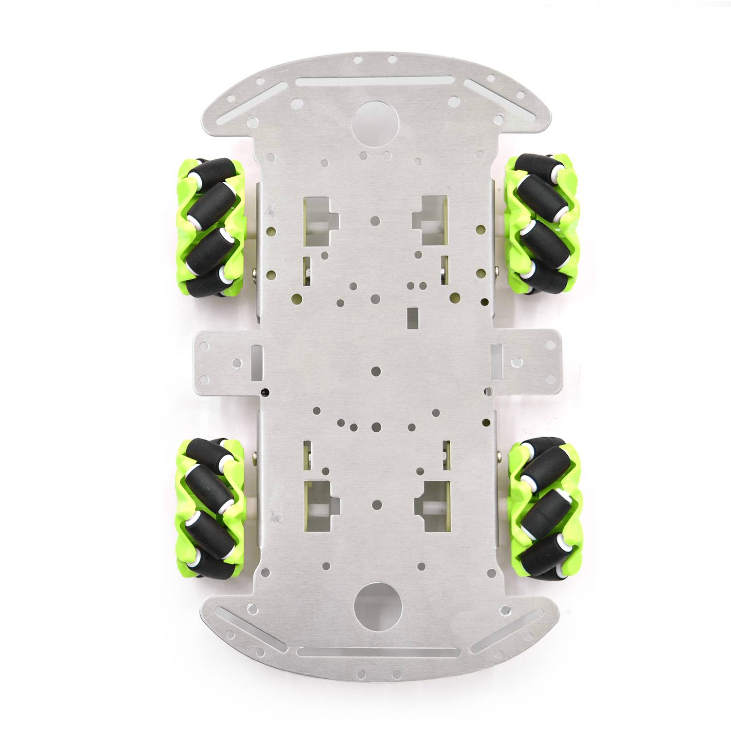 Keyestudio 4WD Mecanum Wheel Robot Cart Chassis Kit Double Layers Aluminum Body