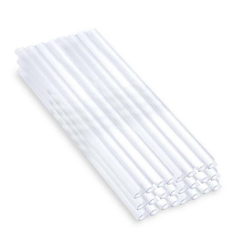 120-150 Stück PVC Befestigungsclips Balkonsichtschutz Sichtschutz Universal Klemmschienen für Doppelstabmatten Sichtschutzstreifen Zaun Transparent-