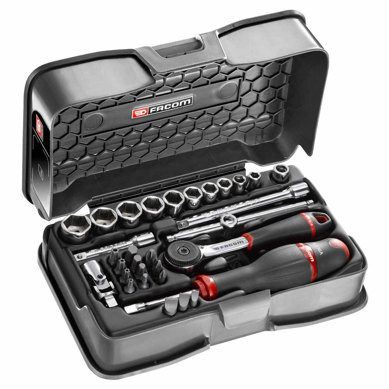 FACOM Steckschlüssel-Set 1/4 Zoll 31-teilig