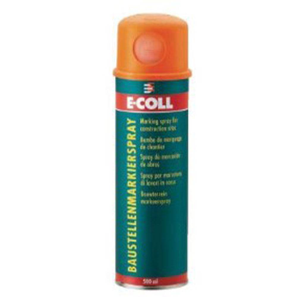 E-COLL Baustellenmarkierspray - auf Acrylat-Basis - pink - 500ml - Preis per Stück