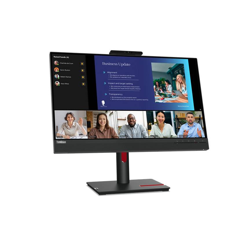 ThinkVision T24v-30 24 1920 x 1080 Full HD VGA HD-15 HDMI DisplayPort 75Hz Schwenkbarer Monitor