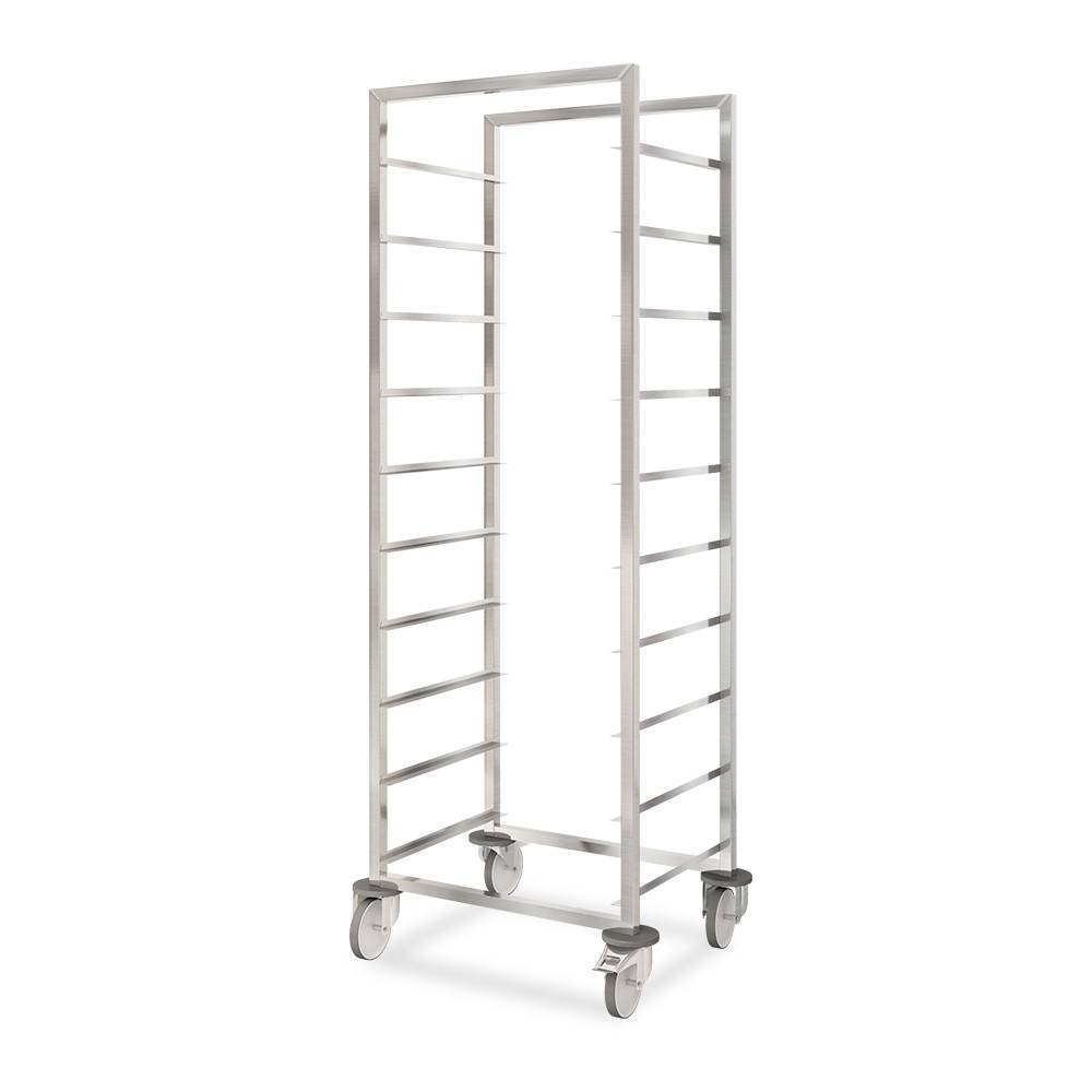 ETERNASOLID Regalwagen für Backbleche, mit 16 L-Auflagen