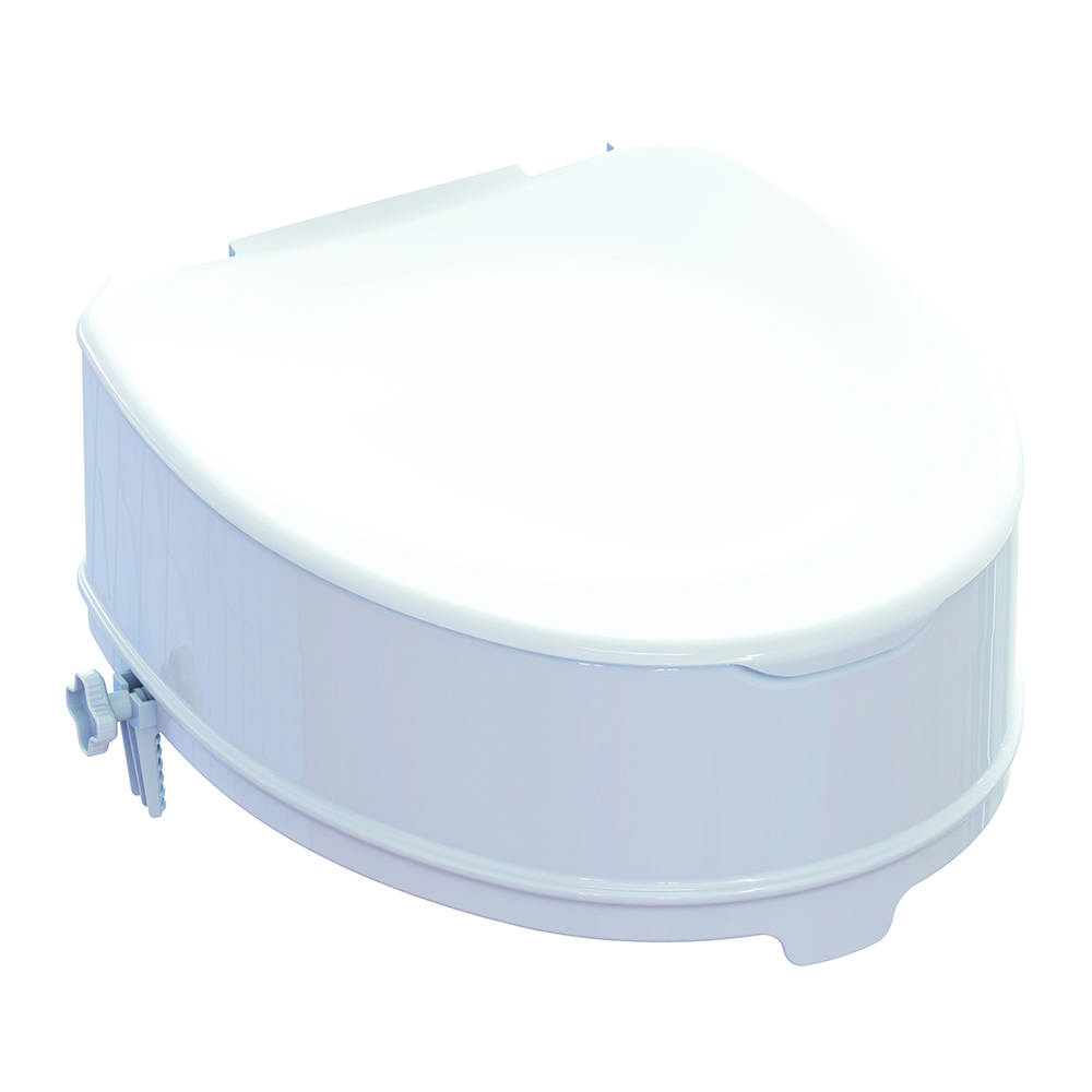 ETERNASOLID SMART Toilettensitzerhöhung 15 cm, mit Deckel, max. Belastbarkeit 225 kg