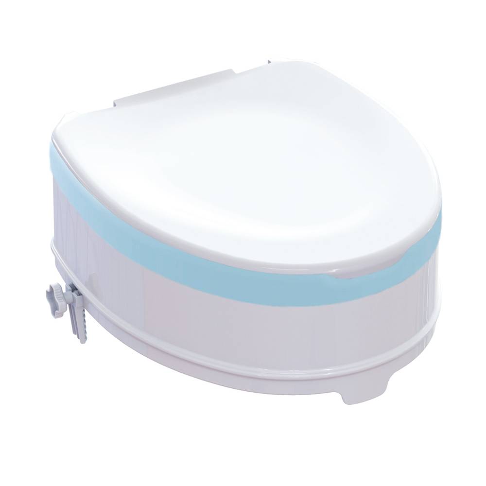 ETERNASOLID SMART Toilettensitzerhöhung Soft 15 cm, mit Deckel, max. Belastbarkeit 225 kg